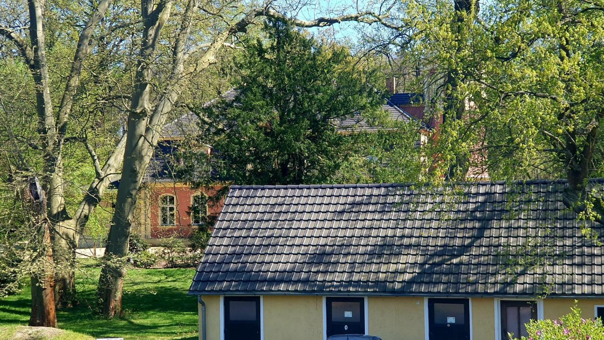Ferienwohnung Im Gutshof Direkt Gegenueber Dem Schloss, Rhododendronpark Mit Terrasse Und Wlan Kromlau エクステリア 写真